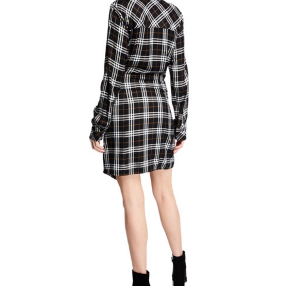 NWT Sanctuary plaid shirt dress - Picture 2 of 3